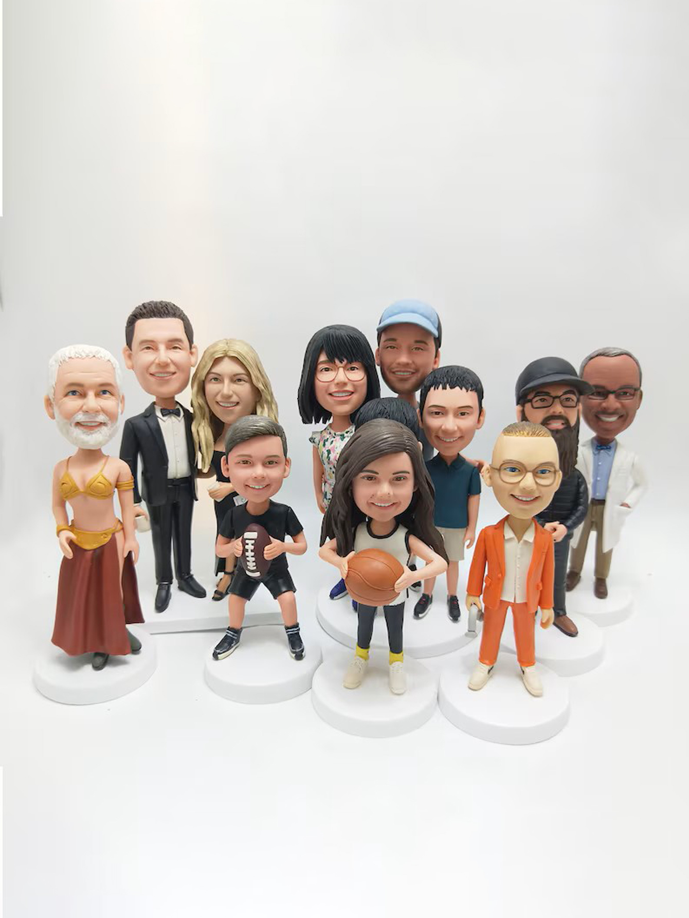 Custom Christmas Bobblehead Dolls Personalized Holiday Gifts